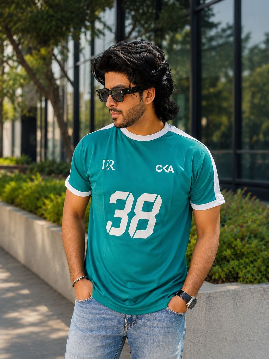 38 CKA Paste Jersey T-Shirt - Style 4