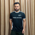 Speed Racing Black Jersey T-Shirt - Style 1