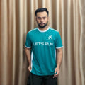 Let's Run Paste Colour Jersey T-Shirt - Style 1
