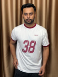 38 White Jersey T-Shirt - Style 3
